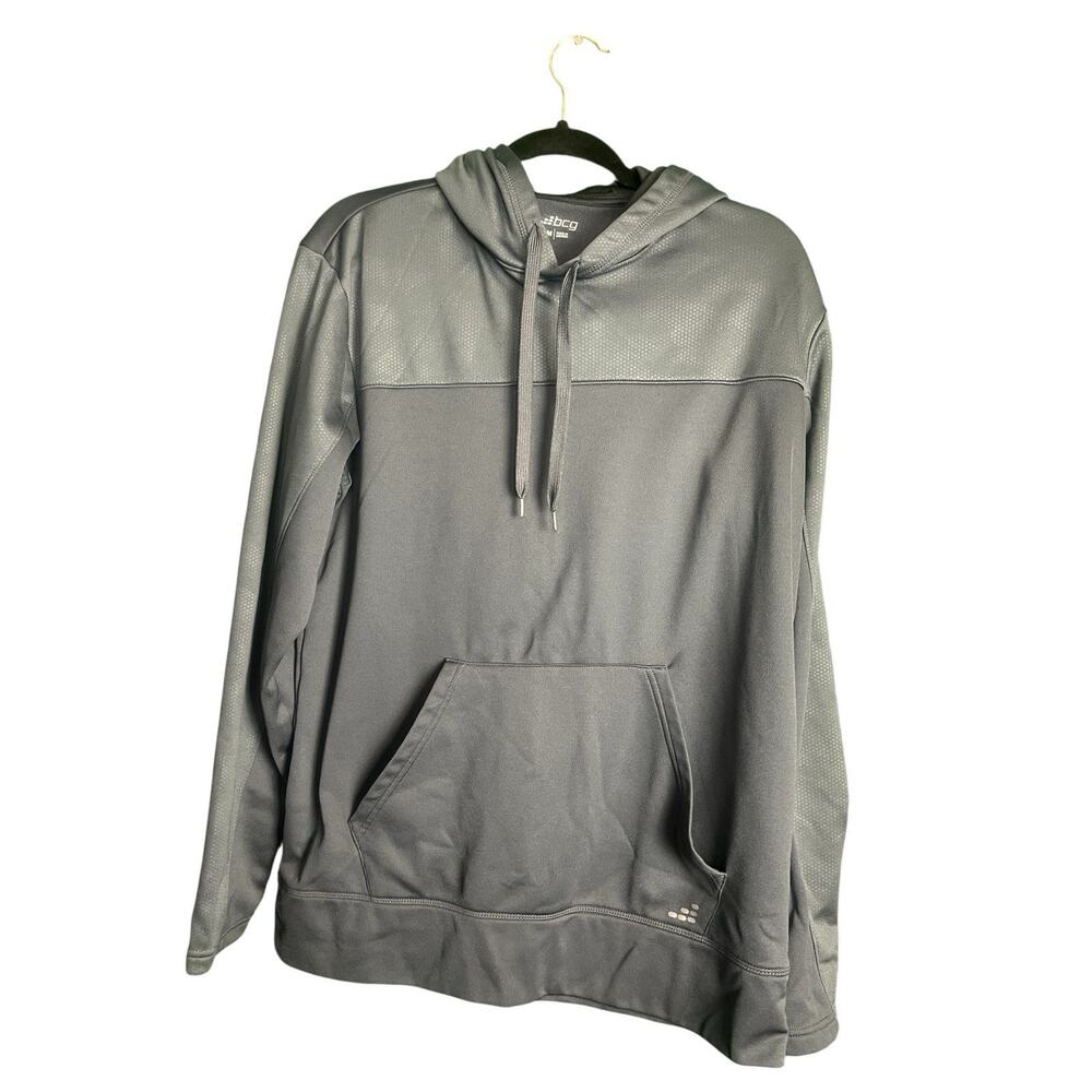 BCG Sweatshirt Hoodie Mens Medium Gray Casual Leisure Athletic Wear